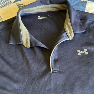 Under Armour Blue Polo Shirt Casual Style